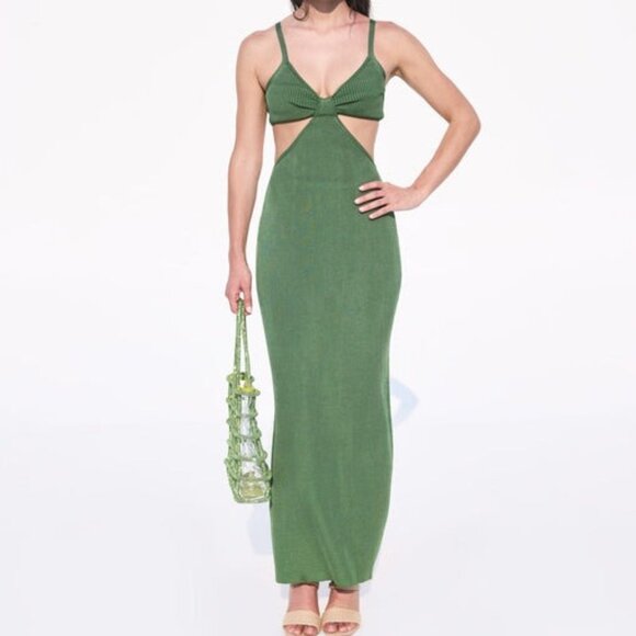 cult gaia serita dress green SAPPHIRA DRESS main image 0